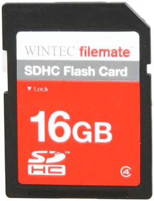 Main image of Wintec FileMate 16GB Secure Digital High-Capacity (SDHC) Flash Card Model 3FMSD16GB-R