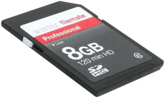 Alt view image 2 of 4 - WINTEC FileMate 8GB Professional Class 10 Secure Digital SDHC Card
