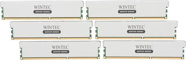 Main image of Wintec 48GB (6 x 8GB) ECC Registered DDR3 1333 (PC3 10666) Server Memory Model 3RSH13339R5H-48GH