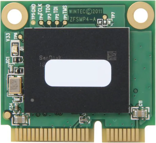 Alt view image 2 of 4 - Wintec 4GB mSATA Solid State Disk 33100003