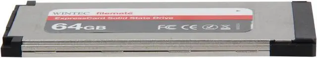 Alt view image 4 of 5 - Wintec FileMate ExpressCard 34 64GB ExpressCard MLC Internal / External Solid State Drive (SSD) 3FMS4E064JM-R