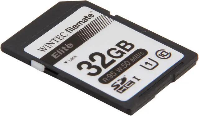 Alt view image 2 of 4 - Wintec Filemate Elite 32GB Secure Digital High-Capacity (SDHC) Flash Card Model 3FMSD32GBU1E-R