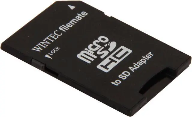 Alt view image 3 of 5 - Wintec Filemate Professional Plus 32GB microSDHC Flash Card with Adapter Model 3FMUSD32GU1PI-R