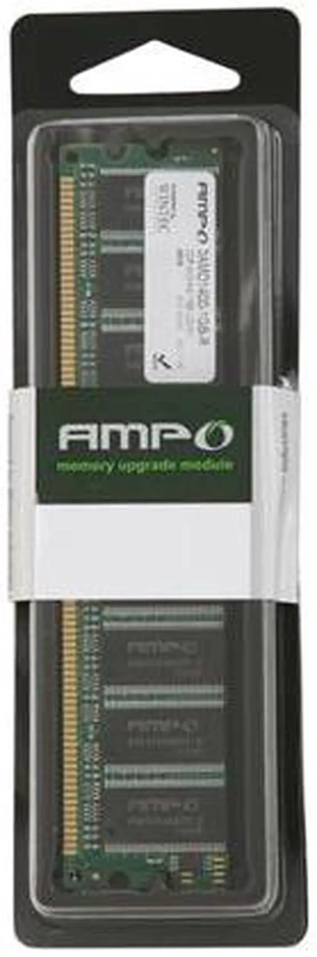 Alt view image 3 of 3 - Wintec AMPO 1GB DDR 400 (PC 3200) Desktop Memory Model 3AMD1400-1GB-R