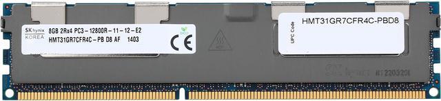 SK hynix 8GB ECC Registered DDR3 1600 (PC3 12800) Server Memory Model  HMT31GR7CFR4C-PBD8