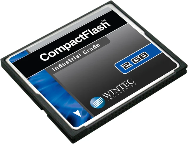 Open Box: Wintec 2GB Compact Flash (CF) Card Industrial Grade SLC Nand ...