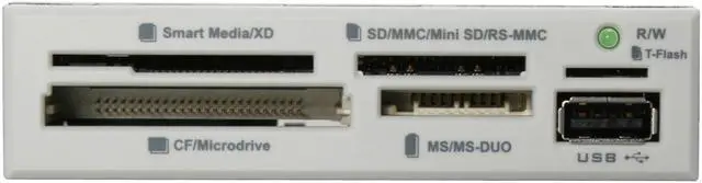 Alt view image 2 of 8 - Koutech IO-RCM620 USB 2.0 3.5" Card Reader