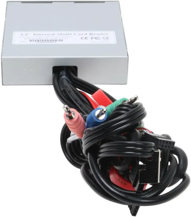 Alt view image 4 of 8 - Koutech IO-FPM421 USB 2.0 5-in-1 Card Reader with USB 2.0 / Firewire 1394a / Audio Ports / eSATA (3.5")