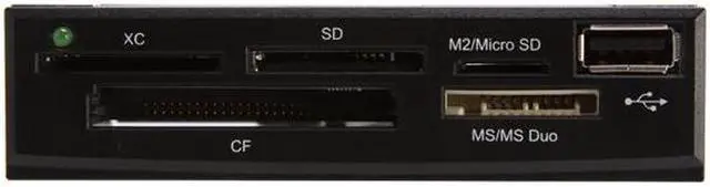 Alt view image 2 of 5 - Koutech IO-RCM621 All-in-one USB 2.0 3.5" USB 2.0 Front Panel Multi-format Card Reader with USB 2.0 Port