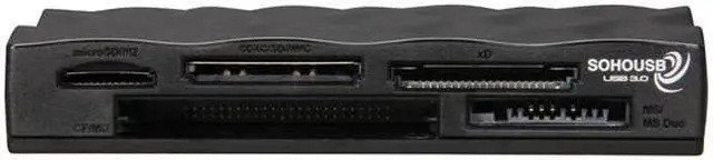 Alt view image 2 of 5 - Koutech IO-RC531 USB 3.0 Supports SD/ CF/ xD/ MS/ MMC/ T-Flash Multi-in-1 SuperSpeed Card Reader/ Writer