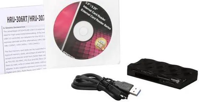 Alt view image 4 of 5 - Koutech IO-RC531 USB 3.0 Supports SD/ CF/ xD/ MS/ MMC/ T-Flash Multi-in-1 SuperSpeed Card Reader/ Writer