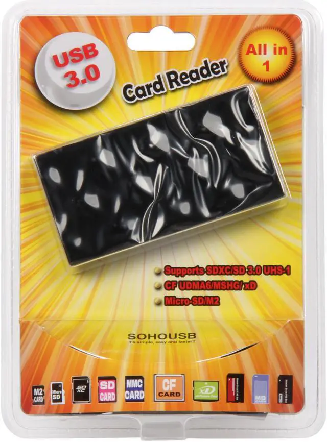 Alt view image 5 of 5 - Koutech IO-RC531 USB 3.0 Supports SD/ CF/ xD/ MS/ MMC/ T-Flash Multi-in-1 SuperSpeed Card Reader/ Writer