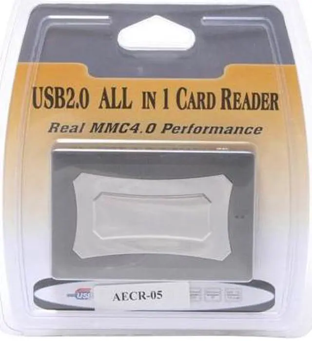 Main image of AMC AECR-05 USB 2.0 Real MMC 4.0 Performance Reader Support 43 Flash Cards