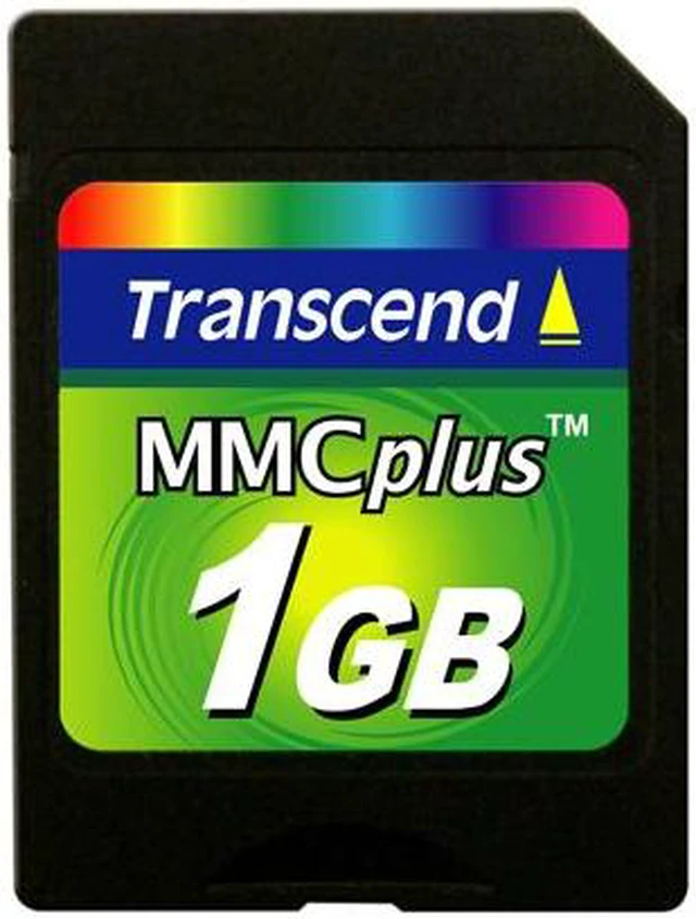 Main image of Transcend 1GB MultiMedia (MMC plus) Plus Flash Card Model TS1GMMC4