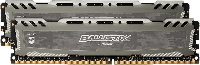 Ballistix Sport LT 16GB Kit (8GBx2) DDR4 2400 MT/s (PC4