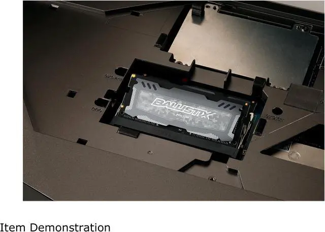 Alt view image 4 of 6 - Crucial Ballistix Sport LT 2666 MHz DDR4 DRAM Laptop Gaming Memory Single 16GB CL16 BLS16G4S26BFSD (Gray)