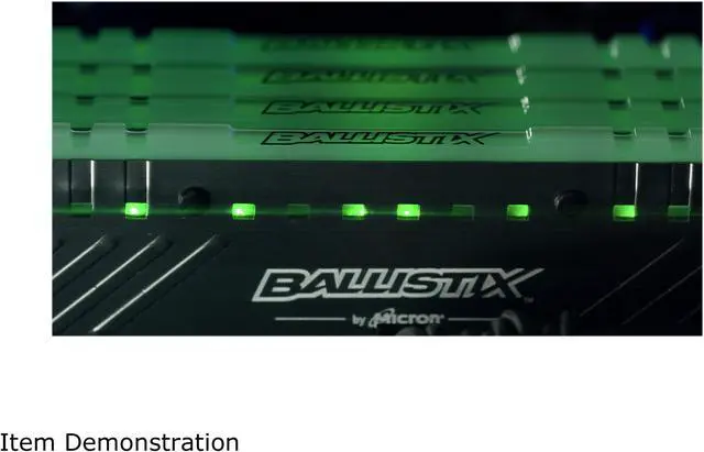 Alt view image 6 of 10 - Crucial Ballistix Tactical Tracer RGB 2666 MHz DDR4 DRAM Desktop Gaming Memory Kit 32GB (16GBx2) CL16 BLT2K16G4D26BFT4