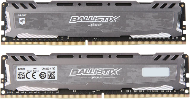 Ballistix Sport LT 32GB (2 x 16GB) DDR4 3000 (PC4 24000) Desktop