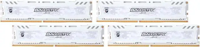 Main image of Ballistix Sport LT 64GB (4 x 16GB) DDR4 3000 (PC4 24000) Desktop Memory Model BLS4K16G4D30AESC