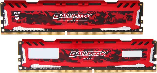 Alt view image 2 of 3 - Ballistix Sport LT 32GB (2 x 16GB) DDR4 3200 (PC4 25600) Desktop Memory Model BLS2K16G4D32AESE