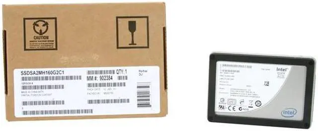 Alt view image 5 of 5 - Intel X25-M Mainstream 2.5" 160GB SATA II MLC Internal Solid State Drive (SSD) SSDSA2M160G2XXX - OEM
