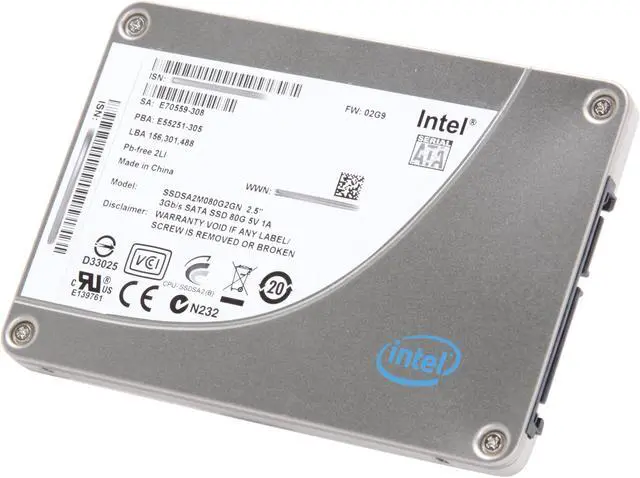 Main image of Intel X25-M Mainstream 2.5" 80GB SATA II MLC Internal Solid State Drive (SSD) SSDSA2M080G201 - OEM