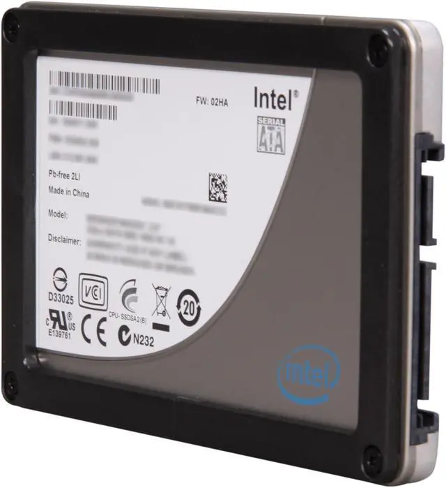 Alt view image 2 of 6 - Intel X25-M Mainstream 2.5" 160GB SATA II MLC Internal Solid State Drive (SSD) SSDSA2MH160G2R5