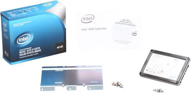 Alt view image 5 of 5 - Intel X25-V 2.5" 40GB SATA II MLC Internal Solid State Drive (SSD) SSDSA2MP040G2R5