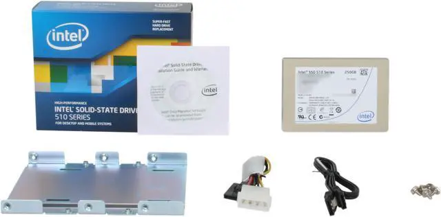 Alt view image 6 of 6 - Intel 510 Series (Elm Crest) 2.5" 250GB SATA III MLC Internal Solid State Drive (SSD) SSDSC2MH250A2K5