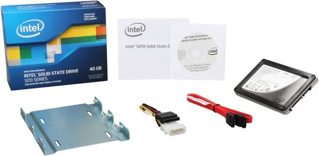 Alt view image 6 of 6 - Intel 320 Series 2.5" 40GB SATA II MLC Internal Solid State Drive (SSD) SSDSA2CT040G3K5