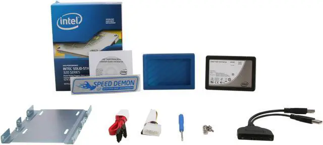 Alt view image 6 of 6 - Intel 320 Series 2.5" 40GB SATA II MLC Internal Solid State Drive (SSD) SSDSA2CT040G3B5