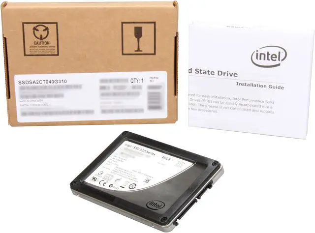 Alt view image 5 of 5 - Intel 320 Series 2.5" 40GB SATA II MLC Internal Solid State Drive (SSD) SSDSA2CT040G310 - OEM