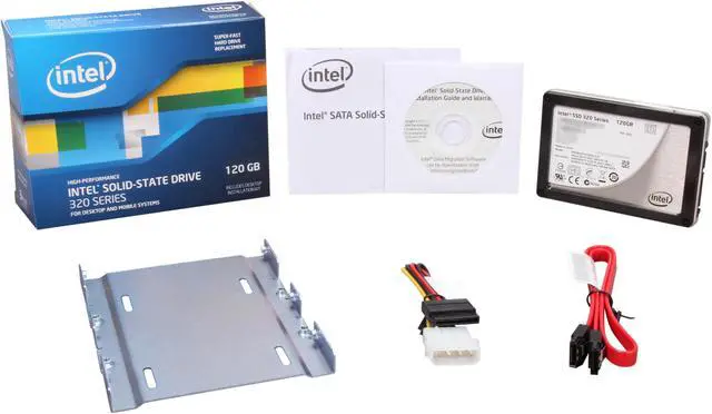 Alt view image 5 of 5 - Intel 320 Series 2.5" 120GB SATA II MLC Internal Solid State Drive (SSD) SSDSA2CW120G3K5