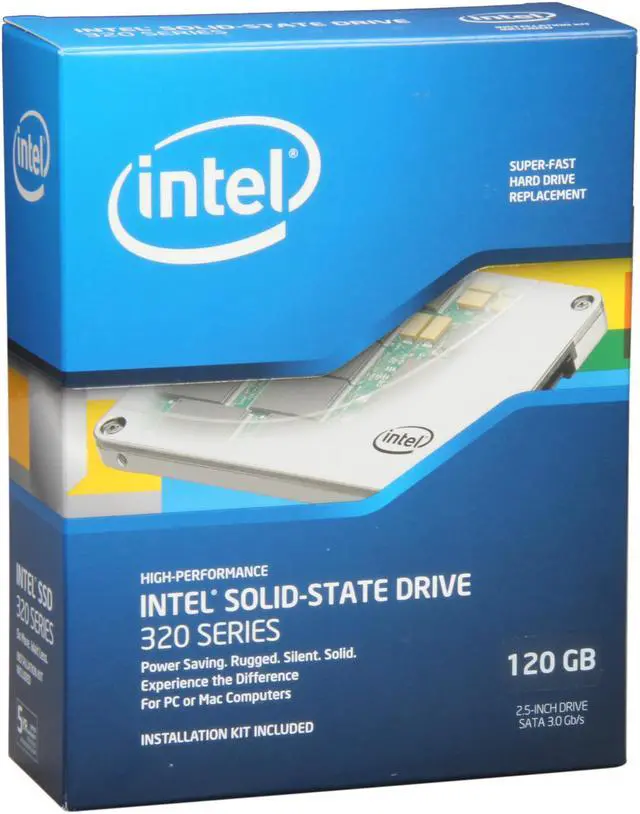 Main image of Intel 320 Series 2.5" 120GB SATA II MLC Internal Solid State Drive (SSD) SSDSA2CW120G3B5