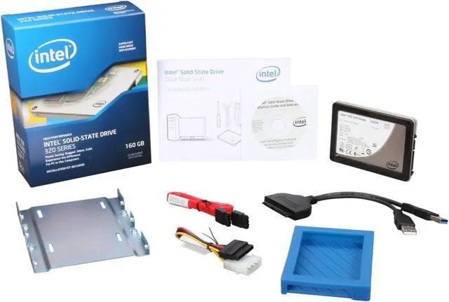 Alt view image 5 of 5 - Intel 320 Series 2.5" 160GB SATA II MLC Internal Solid State Drive (SSD) SSDSA2CW160G3B5