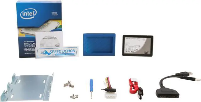 Alt view image 6 of 6 - Intel 320 Series 2.5" 300GB SATA II MLC Internal Solid State Drive (SSD) SSDSA2CW300G3B5