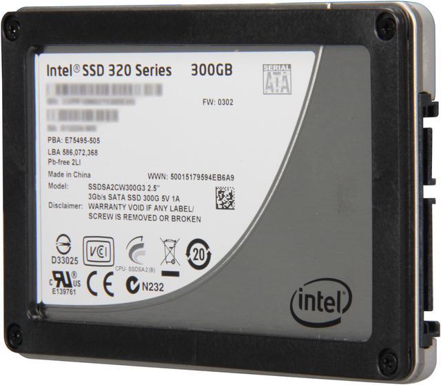 Intel 320 Series 2.5" II Internal Solid State Drive (SSD) SSDSA2CW300G310 Internal SSDs - Newegg.com