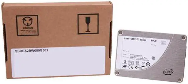 Alt view image 5 of 5 - Intel 320 Series 2.5" 80GB SATA II MLC Internal Solid State Drive (SSD) SSDSA2BW080G301 - OEM