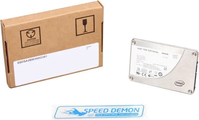 Alt view image 5 of 5 - Intel 320 Series 2.5" 300GB SATA II MLC Internal Solid State Drive (SSD) SSDSA2BW300G301