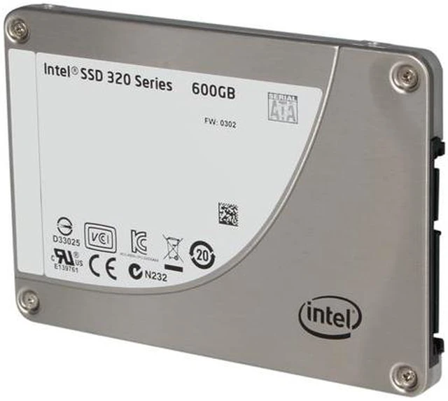 Intel 320 Series 2.5" 600GB SATA II MLC Internal Solid State Drive (SSD ...