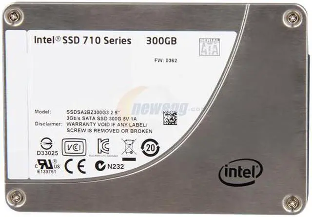 Alt view image 2 of 5 - Intel 710 Series ( Lyndonville) 2.5" SATA II eMLC SSDSA2BZ300G301
