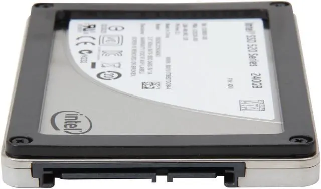 Alt view image 4 of 6 - Intel 520 Series Cherryville 2.5" 240GB SATA III MLC Internal Solid State Drive (SSD) SSDSC2CW240A310