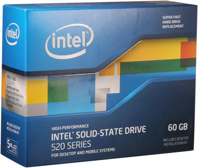 Main image of Intel 520 Series Cherryville 2.5" 60GB SATA III MLC Internal Solid State Drive (SSD) SSDSC2CW060A3K5