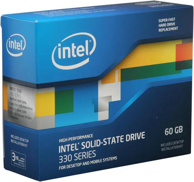 Main image of Intel 330 Series Maple Crest 2.5" 60GB SATA III MLC Internal Solid State Drive (SSD) SSDSC2CT060A3K5