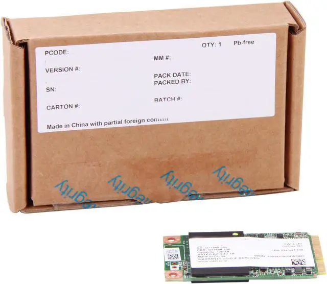 Alt view image 4 of 4 - Intel 525 Series Lincoln Crest SSDMCEAC120B301 mSATA 120GB SATA III MLC Internal Solid State Drive (SSD)