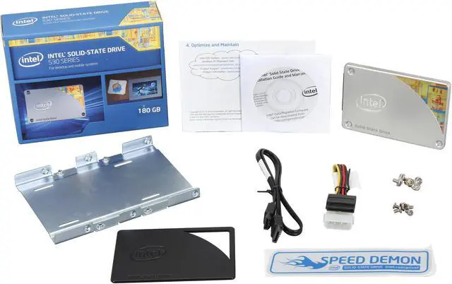 Alt view image 6 of 5 - Intel 530 Series 2.5" 180GB SATA III MLC Internal Solid State Drive (SSD) SSDSC2BW180A4K5