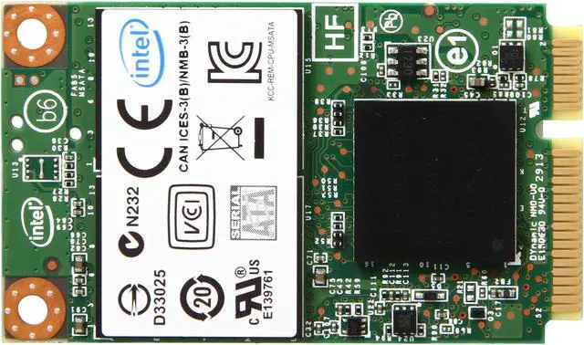 Alt view image 2 of 4 - Intel 530 Series mSATA 240GB SATA III MLC Internal Solid State Drive (SSD) SSDMCEAW240A401