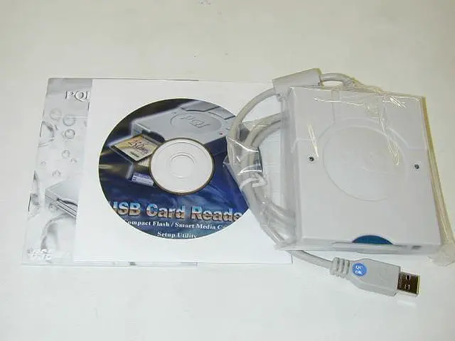 Alt view image 3 of 3 - Generic Compact Flash / Smart Media to USB Card Reader