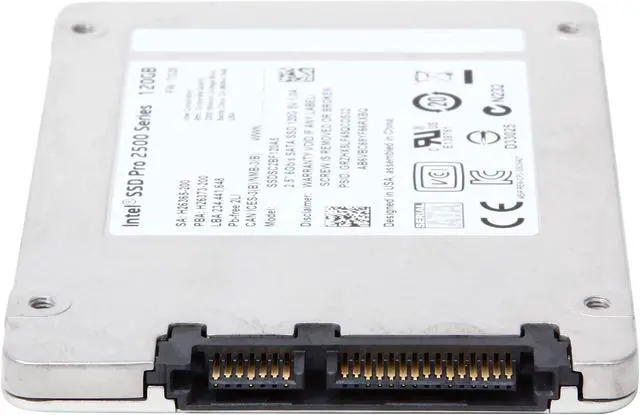 Alt view image 5 of 5 - Intel Pro 2500 2.5" 120GB SATA III MLC Internal Solid State Drive (SSD) SSDSC2BF120H501