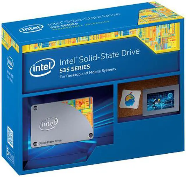 Alt view image 2 of 2 - Intel 535 Series 2.5" 120GB SATA III MLC Internal Solid State Drive (SSD) SSDSC2BW120H6 - OEM